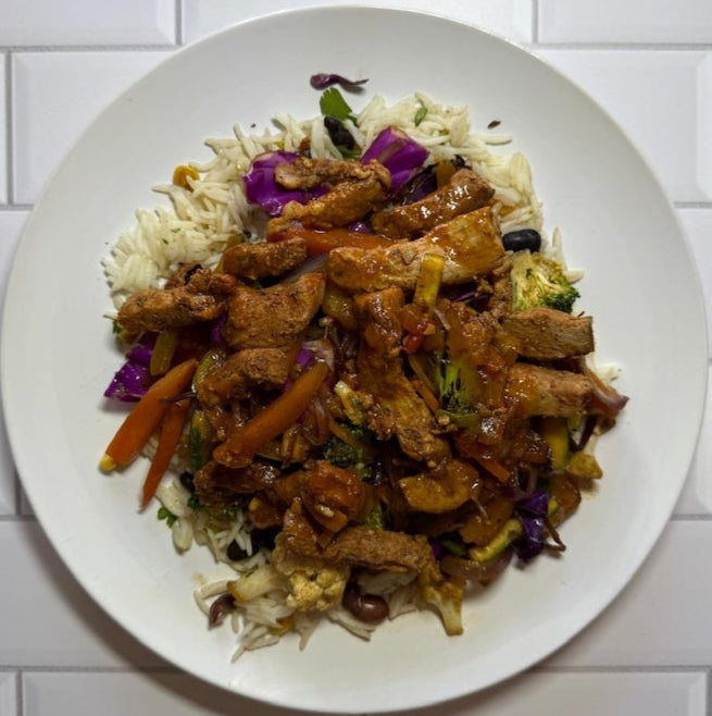 COMPLETE - CAJUN PORK STIR FRY