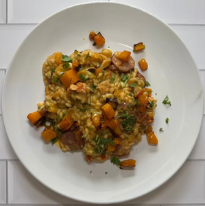 CHORIZO, CHICKEN & BUTTERNUT RISOTTO