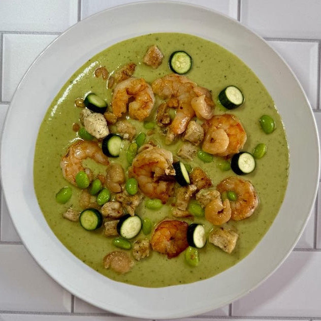 GREEN THAI PRAWN & CHICKEN CURRY